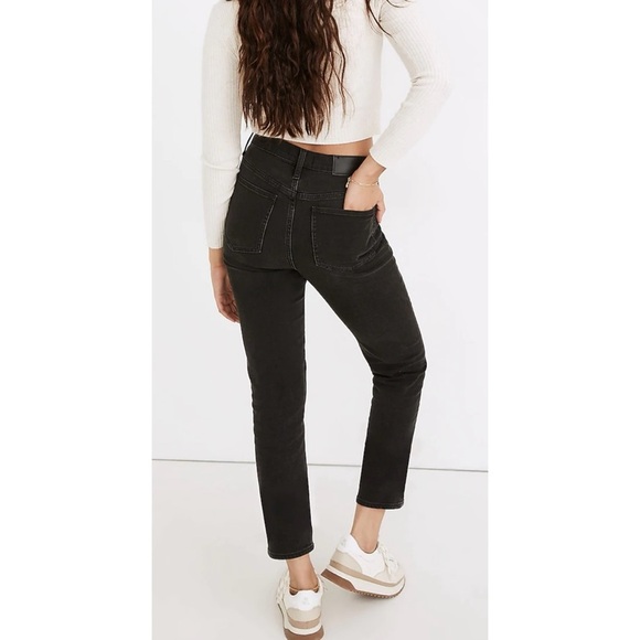 MADEWELL Black Classic Straight Jeans - Picture 1 of 6